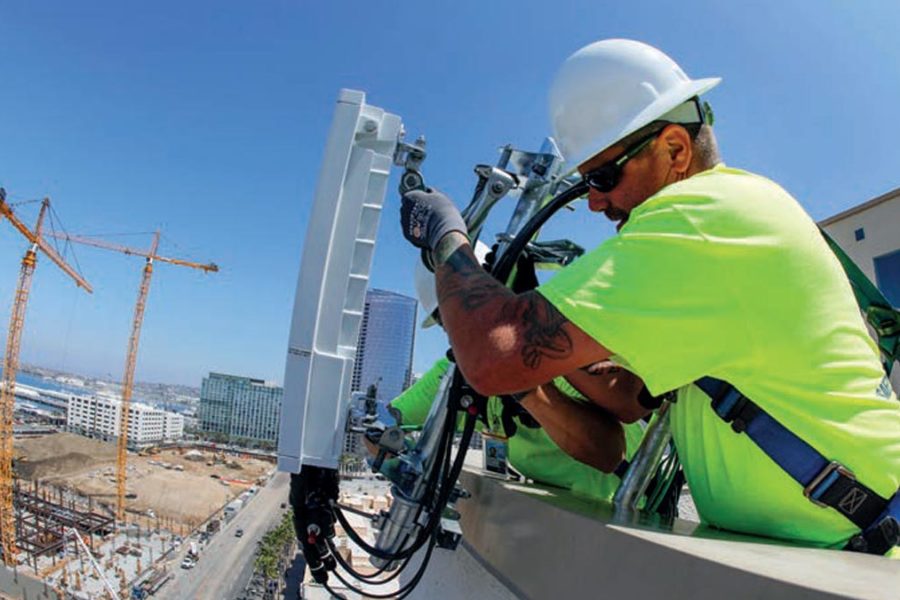 Travaux - connexion antenne telecom