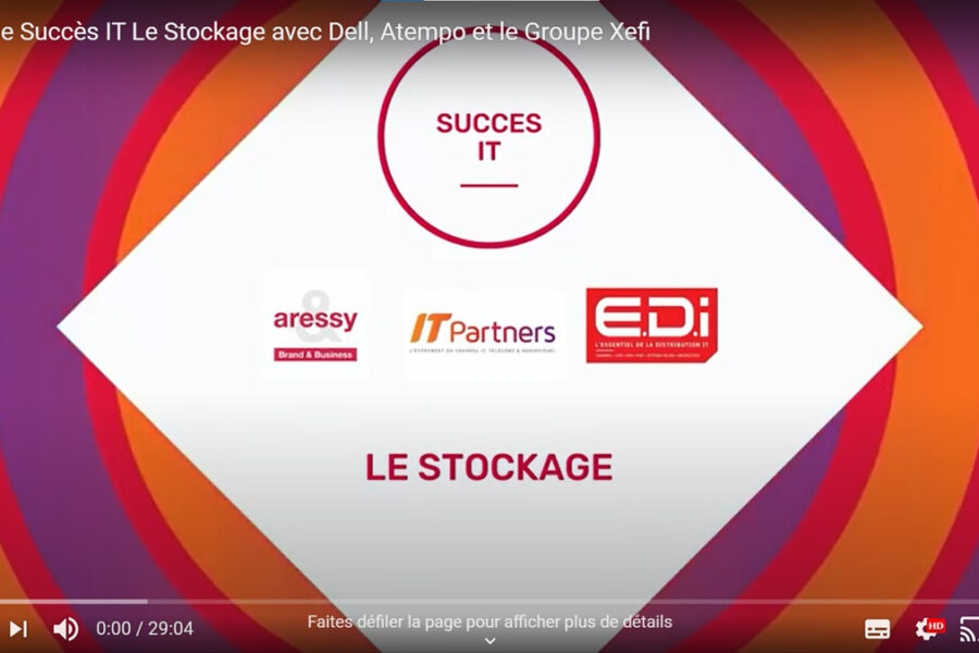 Capsule video stockage