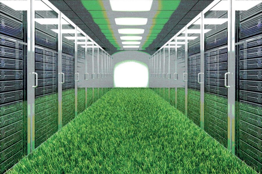 image d'un datactenter green