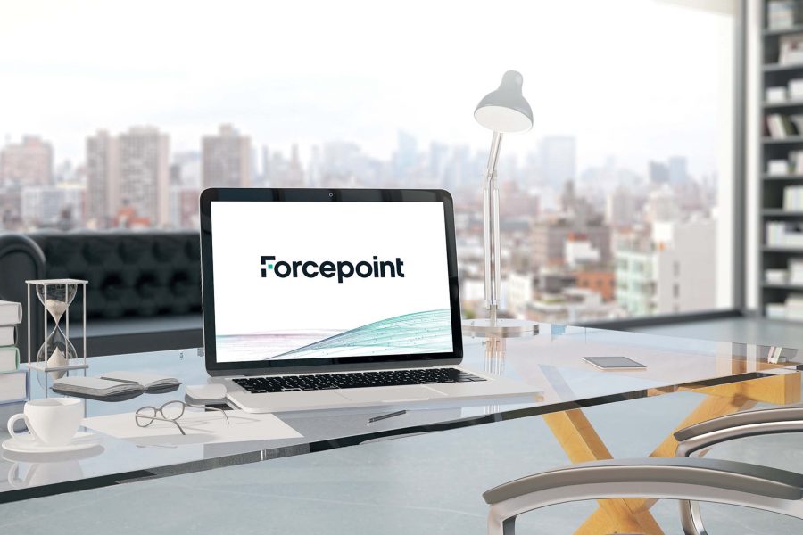 Forcepoint sur un laptop