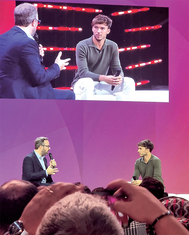 Pierre Gasly et Julien Febreau